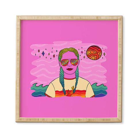 Doodle By Meg Pisces Babe Framed Wall Art