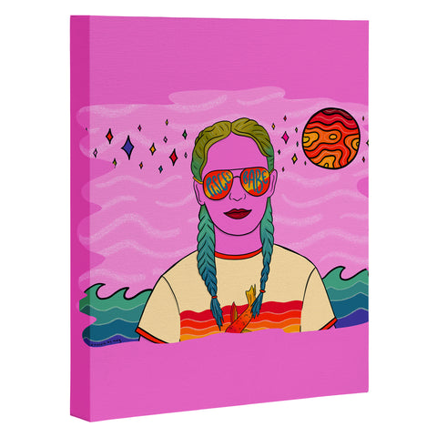 Doodle By Meg Pisces Babe Art Canvas