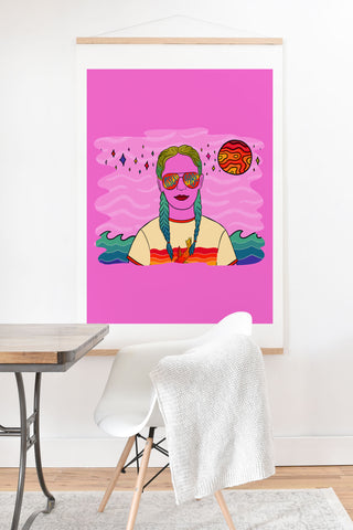 Doodle By Meg Pisces Babe Art Print And Hanger