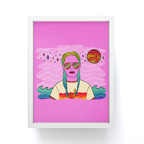 Doodle By Meg Pisces Babe Framed Mini Art Print