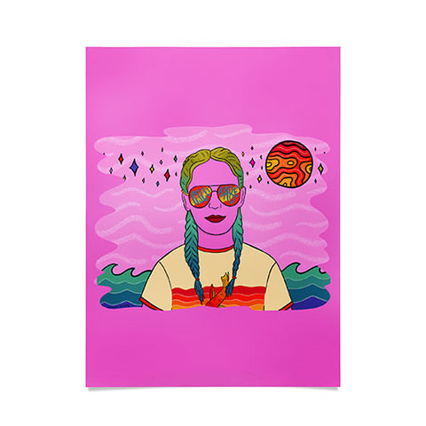 Doodle By Meg Pisces Babe Poster