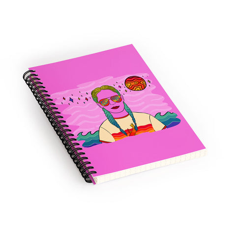 Doodle By Meg Pisces Babe Spiral Notebook