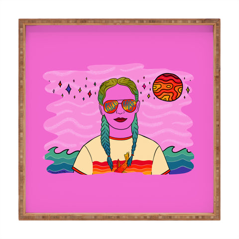 Doodle By Meg Pisces Babe Square Tray