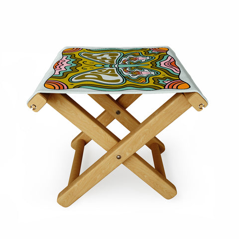Doodle By Meg Pisces Butterfly Folding Stool