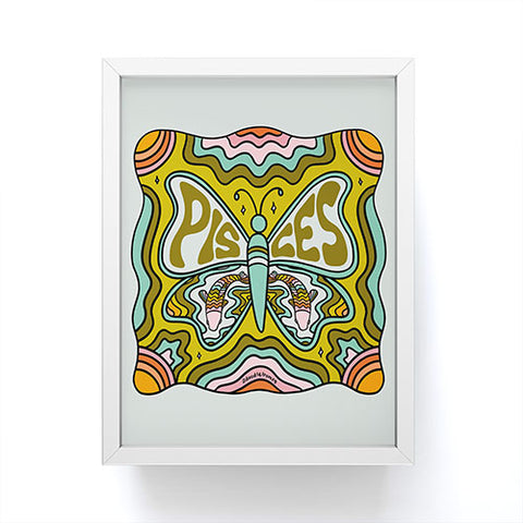 Doodle By Meg Pisces Butterfly Framed Mini Art Print