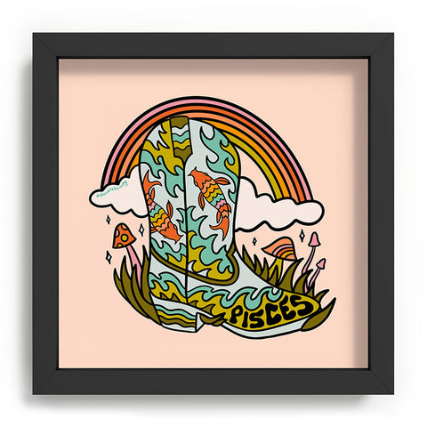 Doodle By Meg Pisces Cowboy Boot Recessed Framing Square