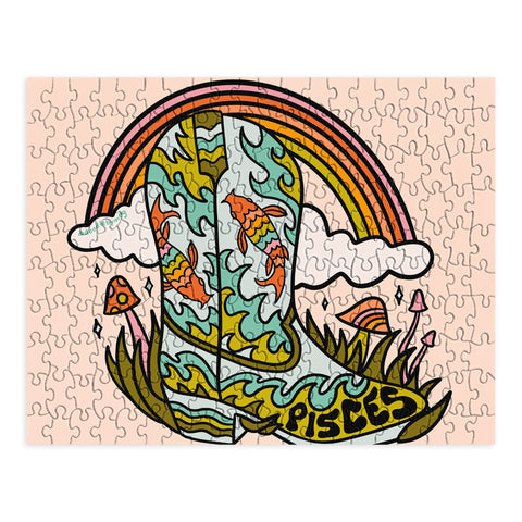 Doodle By Meg Pisces Cowboy Boot Puzzle