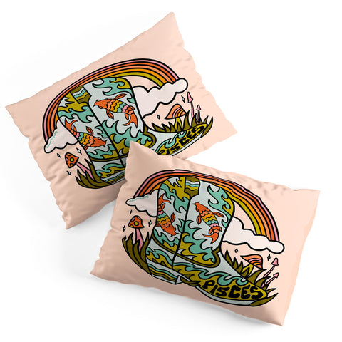 Doodle By Meg Pisces Cowboy Boot Pillow Shams