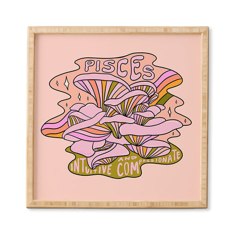 Doodle By Meg Pisces Mushroom Framed Wall Art