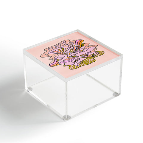 Doodle By Meg Pisces Mushroom Acrylic Box