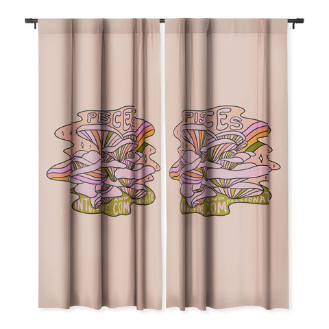 Doodle By Meg Pisces Mushroom Blackout Non Repeat