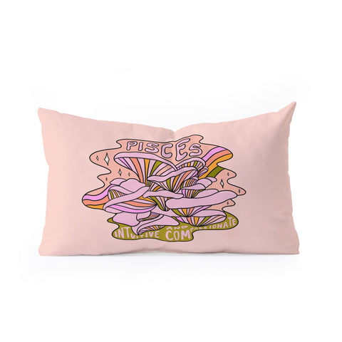 Doodle By Meg Pisces Mushroom Oblong Throw Pillow