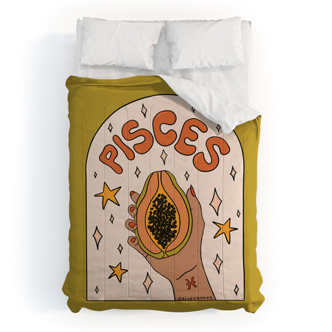 Doodle By Meg Pisces Papaya Comforter