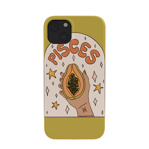 Doodle By Meg Pisces Papaya Phone Case