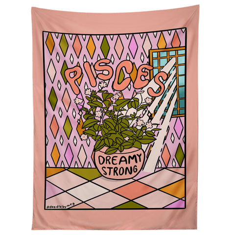Doodle By Meg Pisces Plant Tapestry
