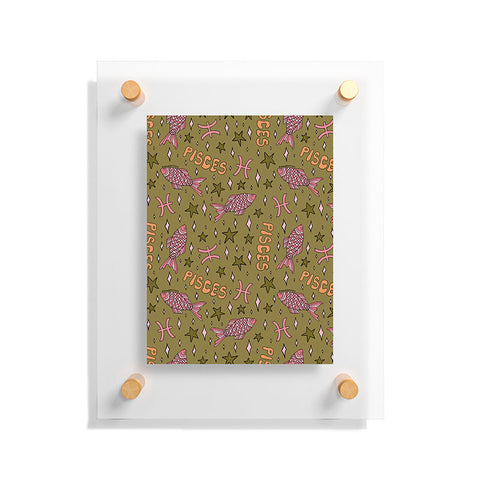 Doodle By Meg Pisces Print Floating Acrylic Print