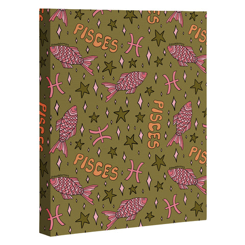 Doodle By Meg Pisces Print Art Canvas