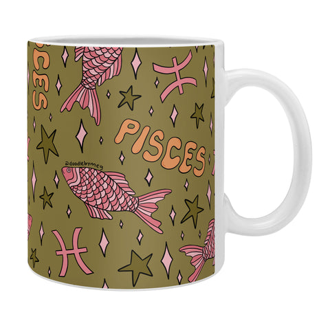 Doodle By Meg Pisces Print Coffee Mug