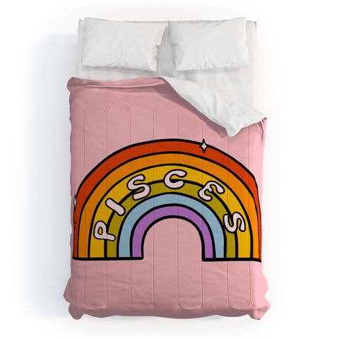Doodle By Meg Pisces Rainbow Comforter