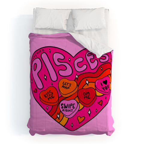 Doodle By Meg Pisces Valentine Comforter