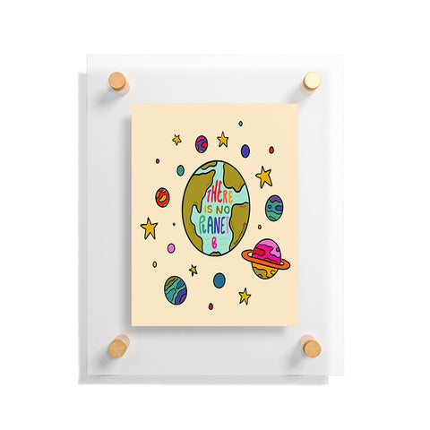 Doodle By Meg Planet B Floating Acrylic Print