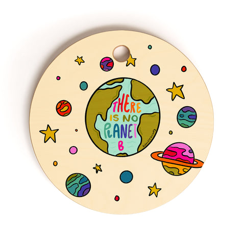 Doodle By Meg Planet B Cutting Board Round
