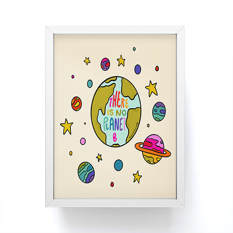 Doodle By Meg Planet B Framed Mini Art Print