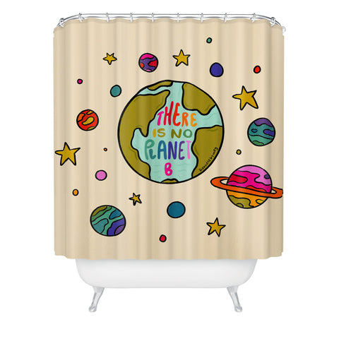 Doodle By Meg Planet B Shower Curtain