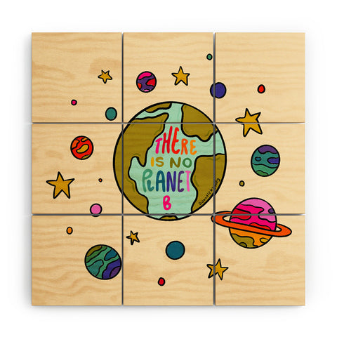 Doodle By Meg Planet B Wood Wall Mural