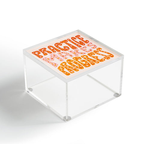 Doodle By Meg Practice Makes Progress Acrylic Box