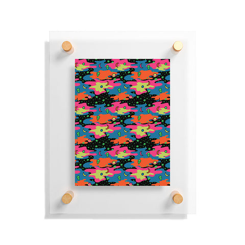 Doodle By Meg Psychedelic Space Floating Acrylic Print