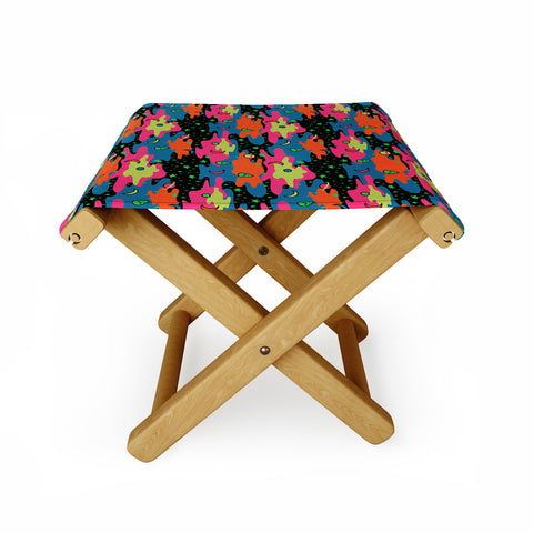 Doodle By Meg Psychedelic Space Folding Stool