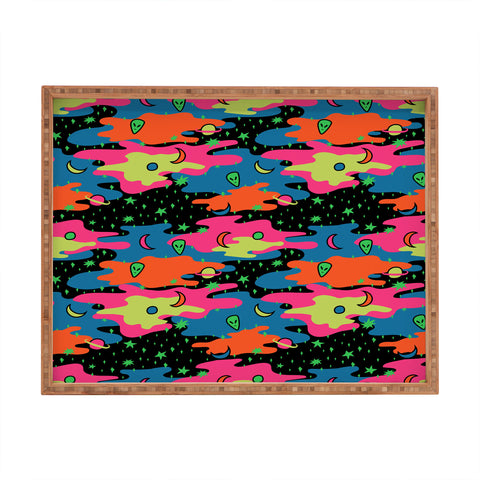 Doodle By Meg Psychedelic Space Rectangular Tray