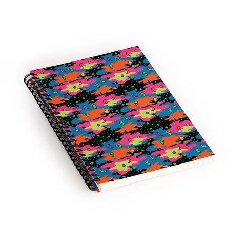 Doodle By Meg Psychedelic Space Spiral Notebook