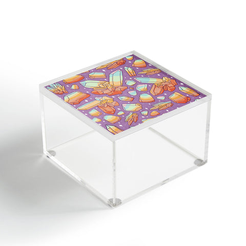Doodle By Meg Rainbow Crystal Print Acrylic Box