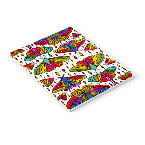 Doodle By Meg Rainbow Moth Print Notebook