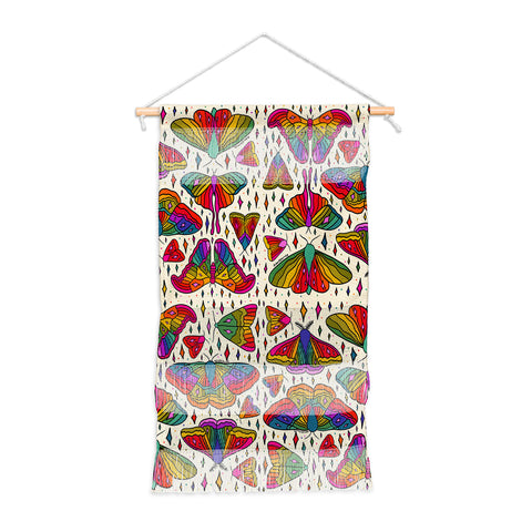 Doodle By Meg Rainbow Moth Print Wall Hanging Portrait