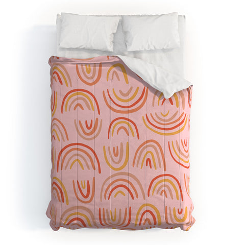 Doodle By Meg Rainbow Print Comforter