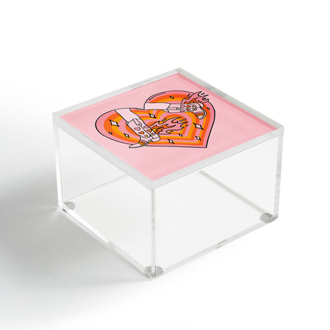 Doodle By Meg Running Cowgirl Acrylic Box