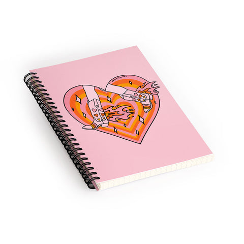 Doodle By Meg Running Cowgirl Spiral Notebook