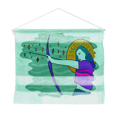 Doodle By Meg Sagittarius Babe Wall Hanging Landscape