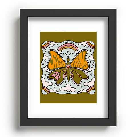 Doodle By Meg Sagittarius Butterfly Recessed Framing Rectangle