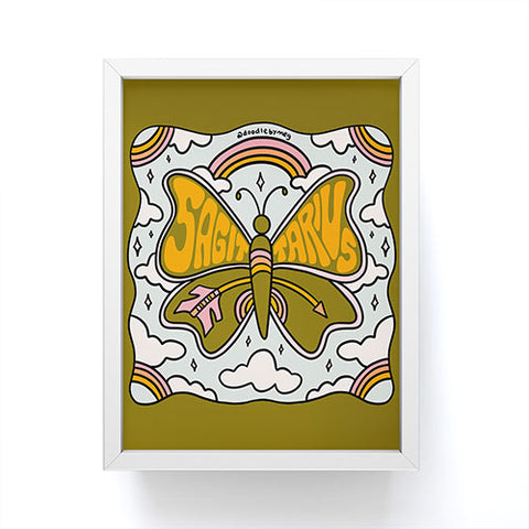 Doodle By Meg Sagittarius Butterfly Framed Mini Art Print