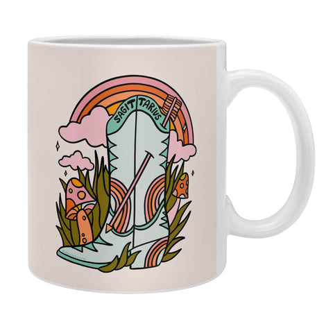 Doodle By Meg Sagittarius Cowboy Boot Coffee Mug
