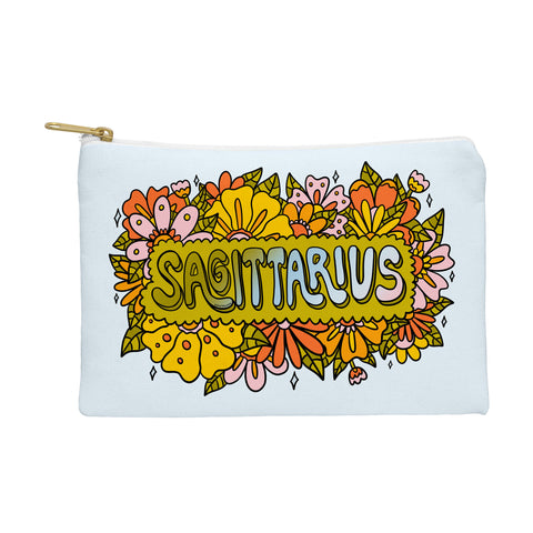 Doodle By Meg Sagittarius Flowers Pouch