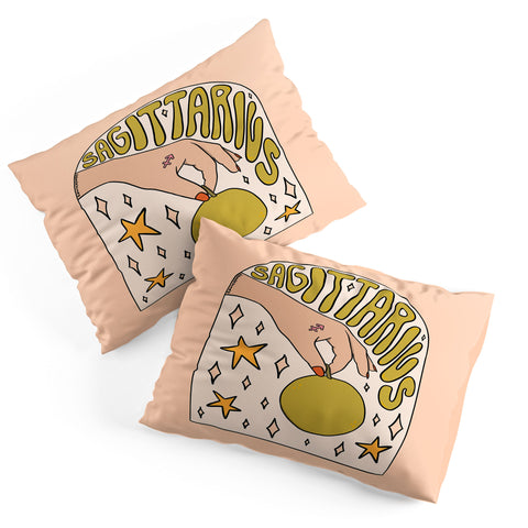 Doodle By Meg Sagittarius Guava Pillow Shams