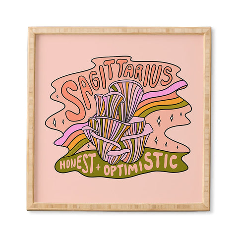 Doodle By Meg Sagittarius Mushroom Framed Wall Art