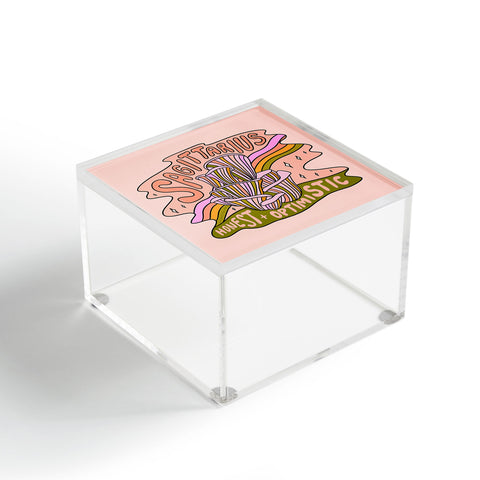 Doodle By Meg Sagittarius Mushroom Acrylic Box