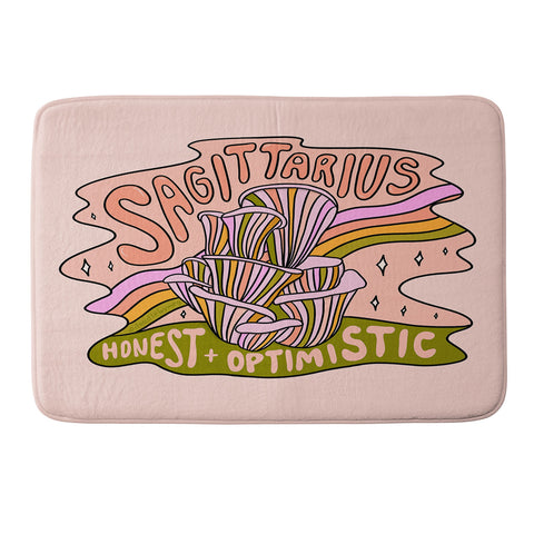 Doodle By Meg Sagittarius Mushroom Memory Foam Bath Mat