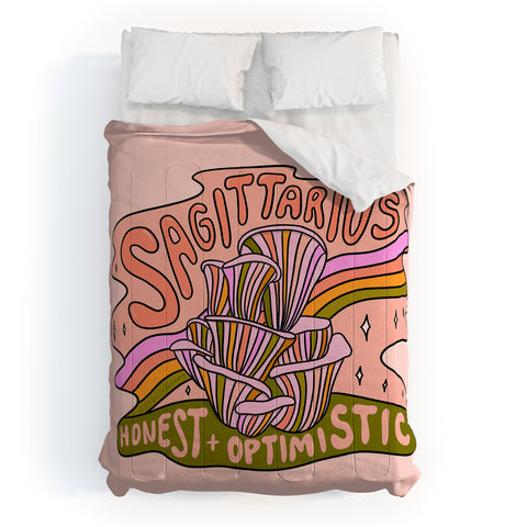 Doodle By Meg Sagittarius Mushroom Comforter